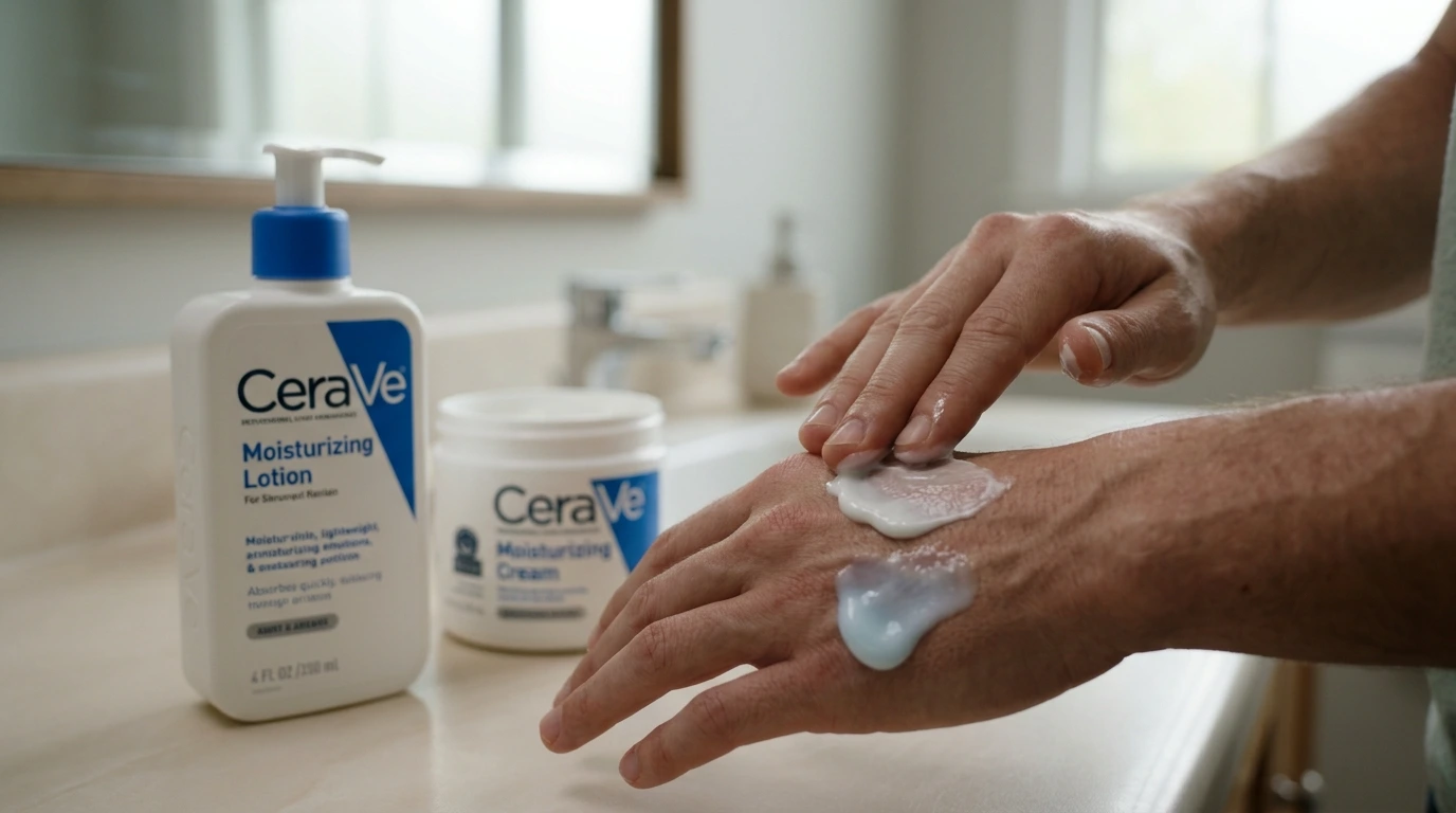 CeraVe Loção vs Creme 454g: Diferenças de Textura e Rendimento