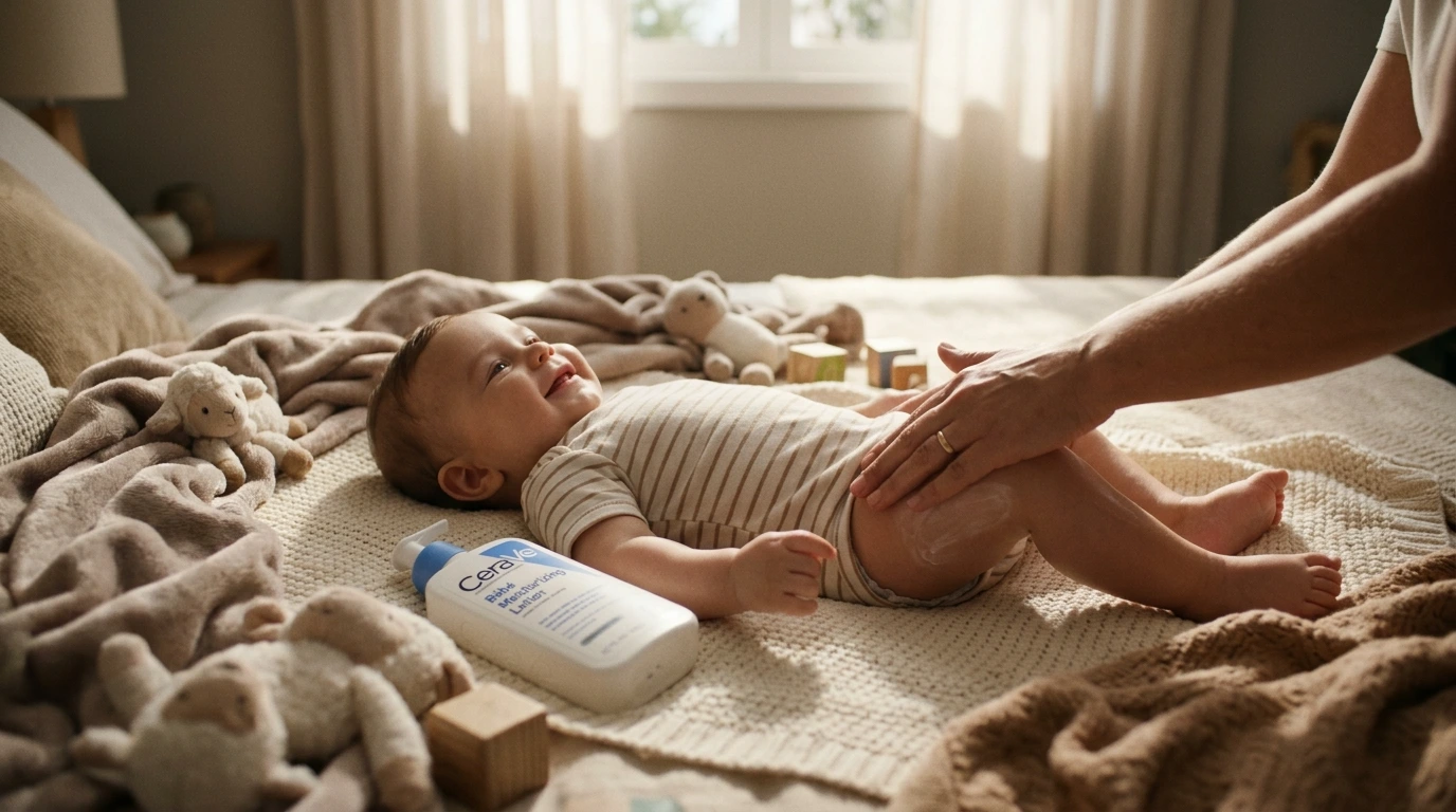 Massagem em Bebês com CeraVe: É Recomendado