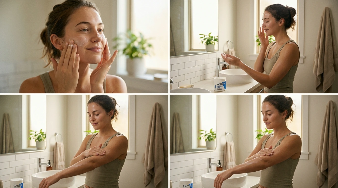 Rotina Única: Hidratando Rosto e Corpo com o Mesmo Creme