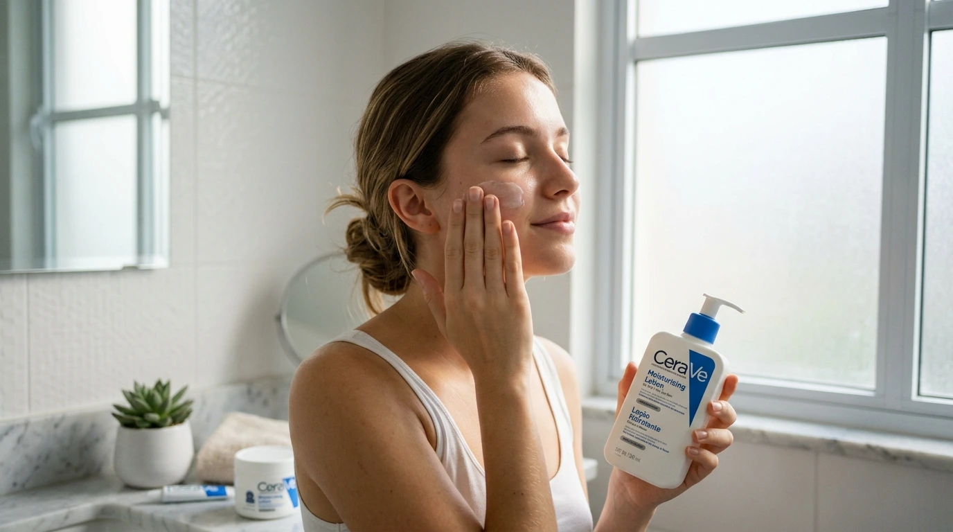 Textura Fluida ou Creme Denso: Qual CeraVe Usar no Rosto